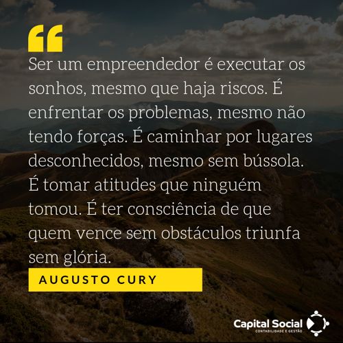 Frase de Augusto Cury